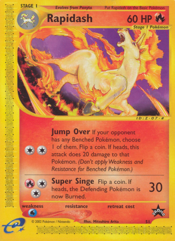 Rapidash (51) [Wizards of the Coast: Black Star Promos] | Mega City Incorporated