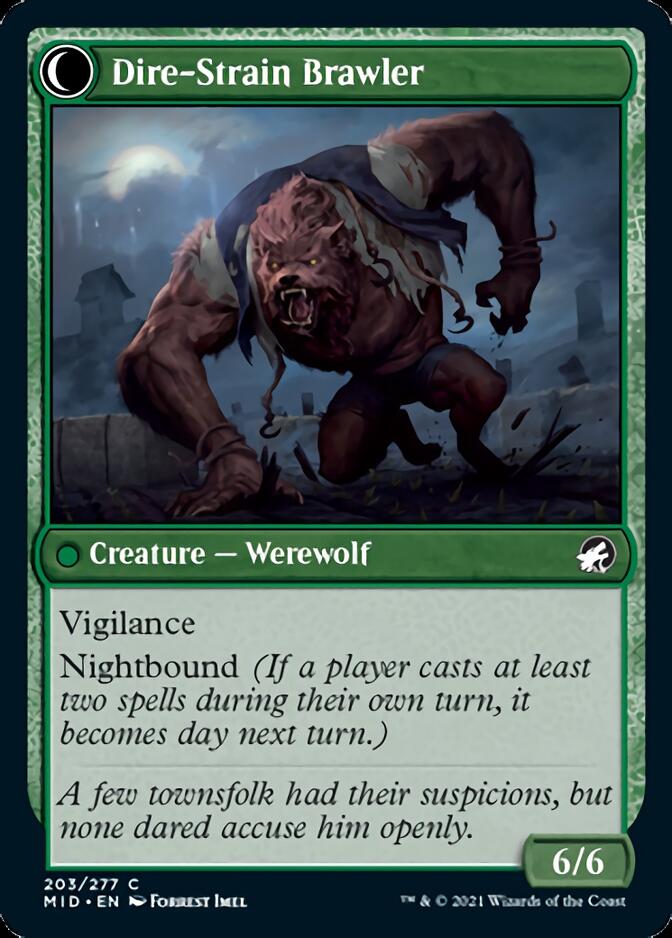 Tireless Hauler // Dire-Strain Brawler [Innistrad: Midnight Hunt] | Mega City Incorporated