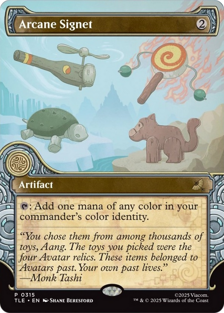 Arcane Signet (Showcase) [Avatar: The Last Airbender: Eternal-Legal] | Mega City Incorporated