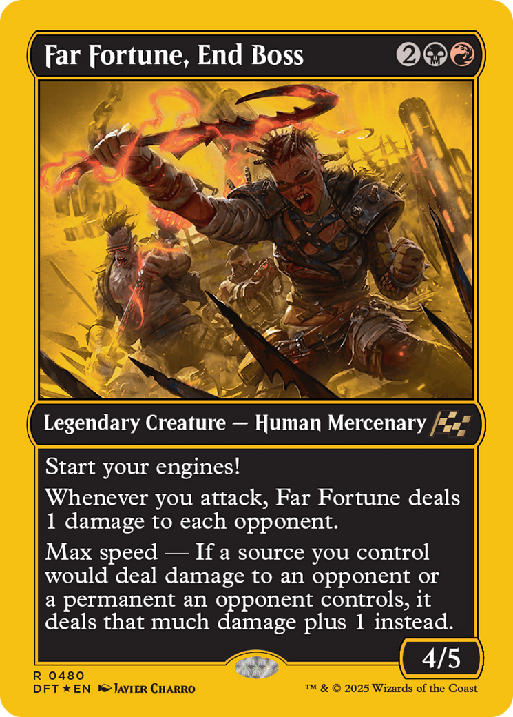 Far fortune, End Boss (First-Place Foil) [Aetherdrift] | Mega City Incorporated