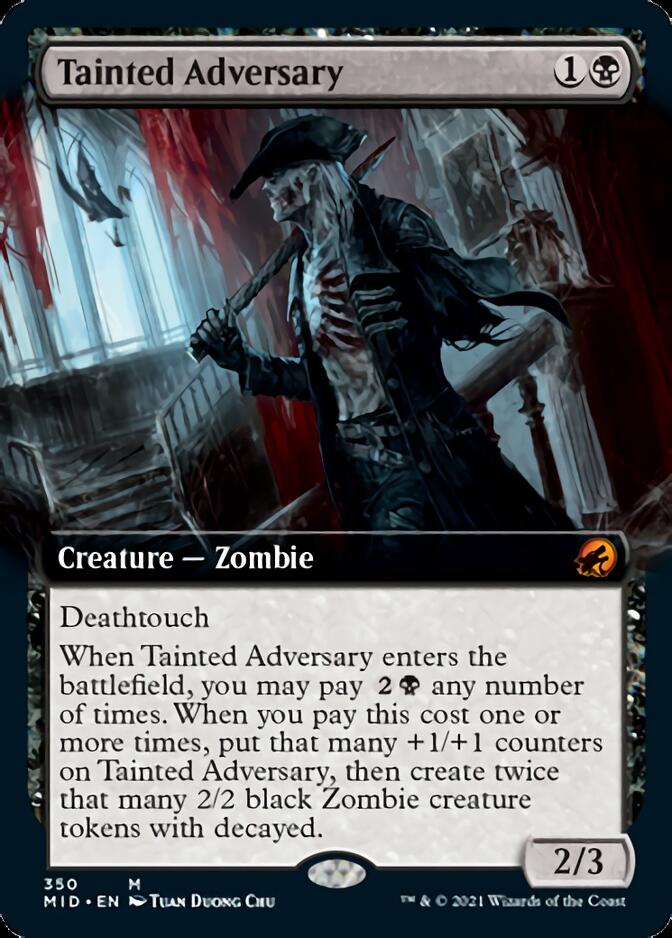 Tainted Adversary (Extended Art) [Innistrad: Midnight Hunt] | Mega City Incorporated
