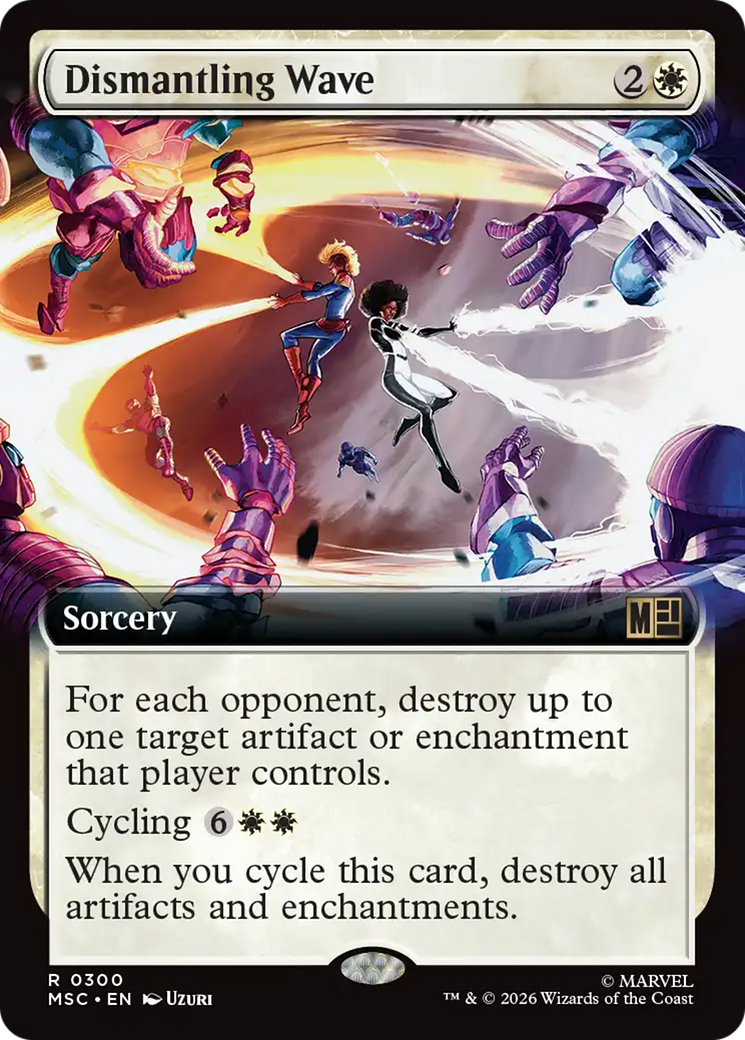 Dismantling Wave (Extended Art) [Marvel Super Heroes Commander] | Mega City Incorporated