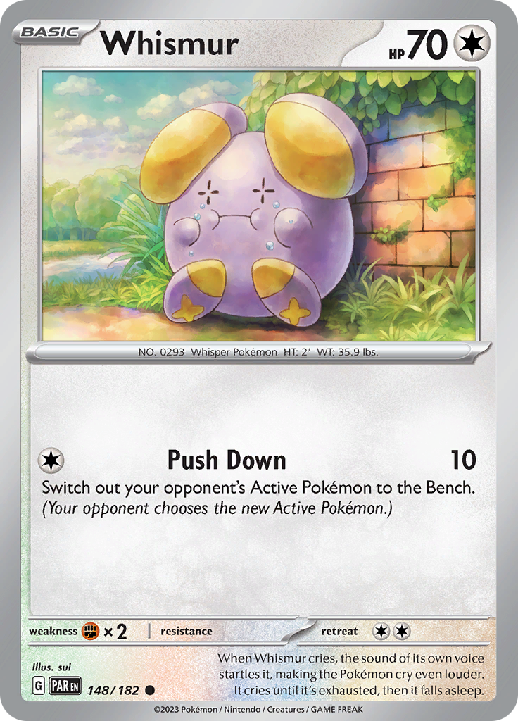 Whismur (148/182) [Scarlet & Violet: Paradox Rift] | Mega City Incorporated