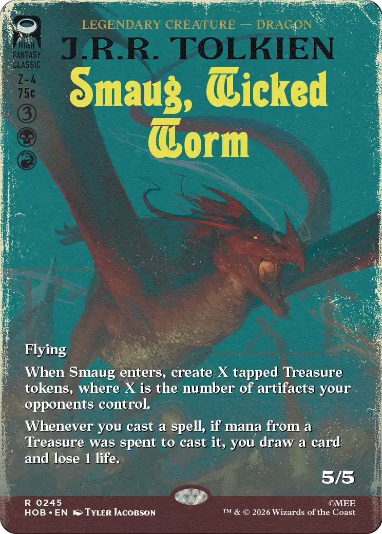 Smaug, Wicked Worm (Borderless) [The Hobbit] | Mega City Incorporated