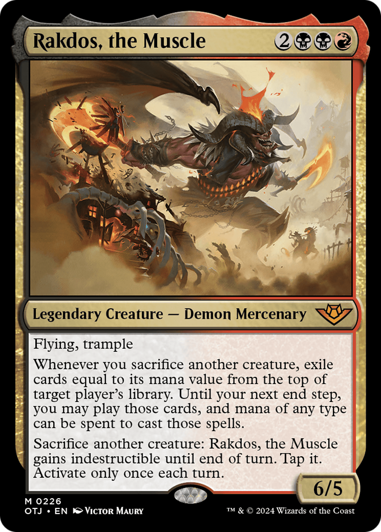 Rakdos, the Muscle [Outlaws of Thunder Junction] | Mega City Incorporated