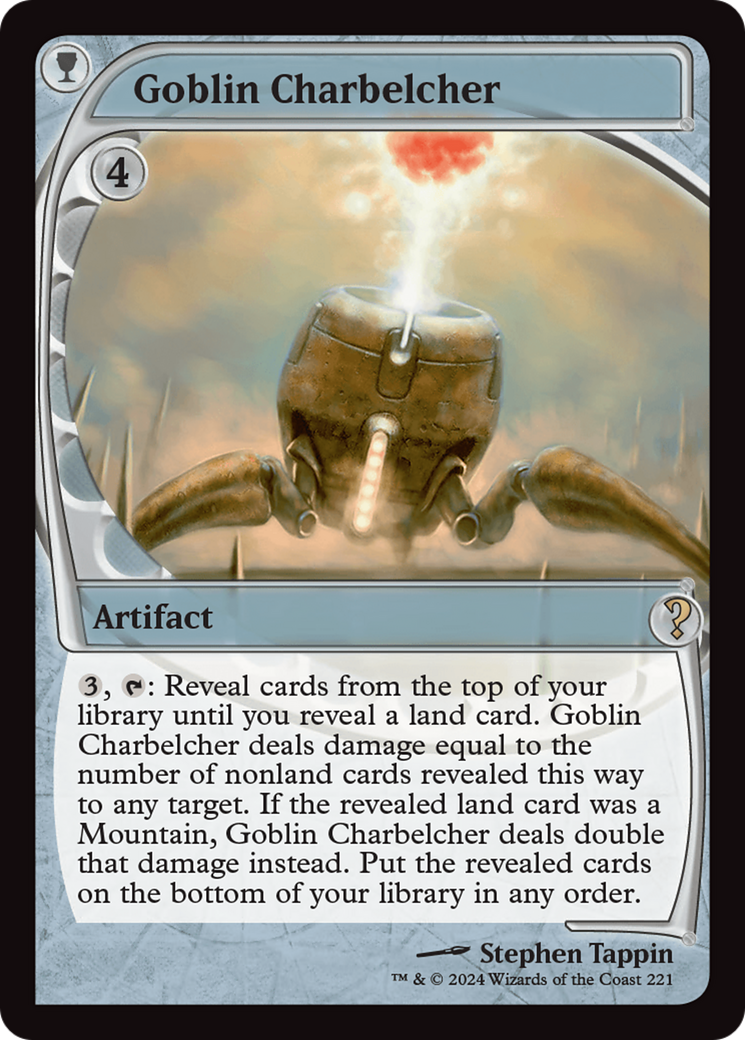 Goblin Charbelcher (Future Sight) [Mystery Booster 2] | Mega City Incorporated