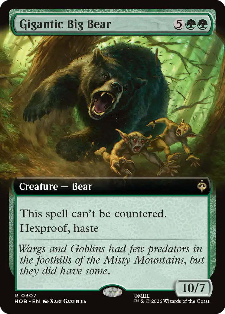 Gigantic Big Bear (Extended Art) [The Hobbit] | Mega City Incorporated