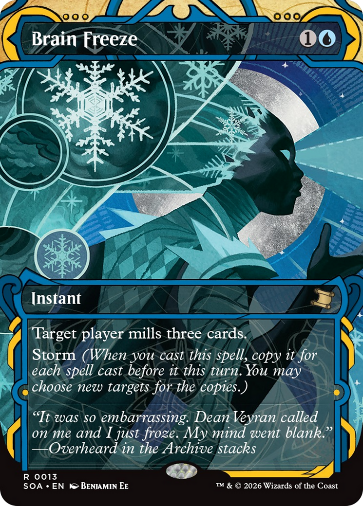 Brain Freeze [Secrets of Strixhaven: Mystical Archive] | Mega City Incorporated