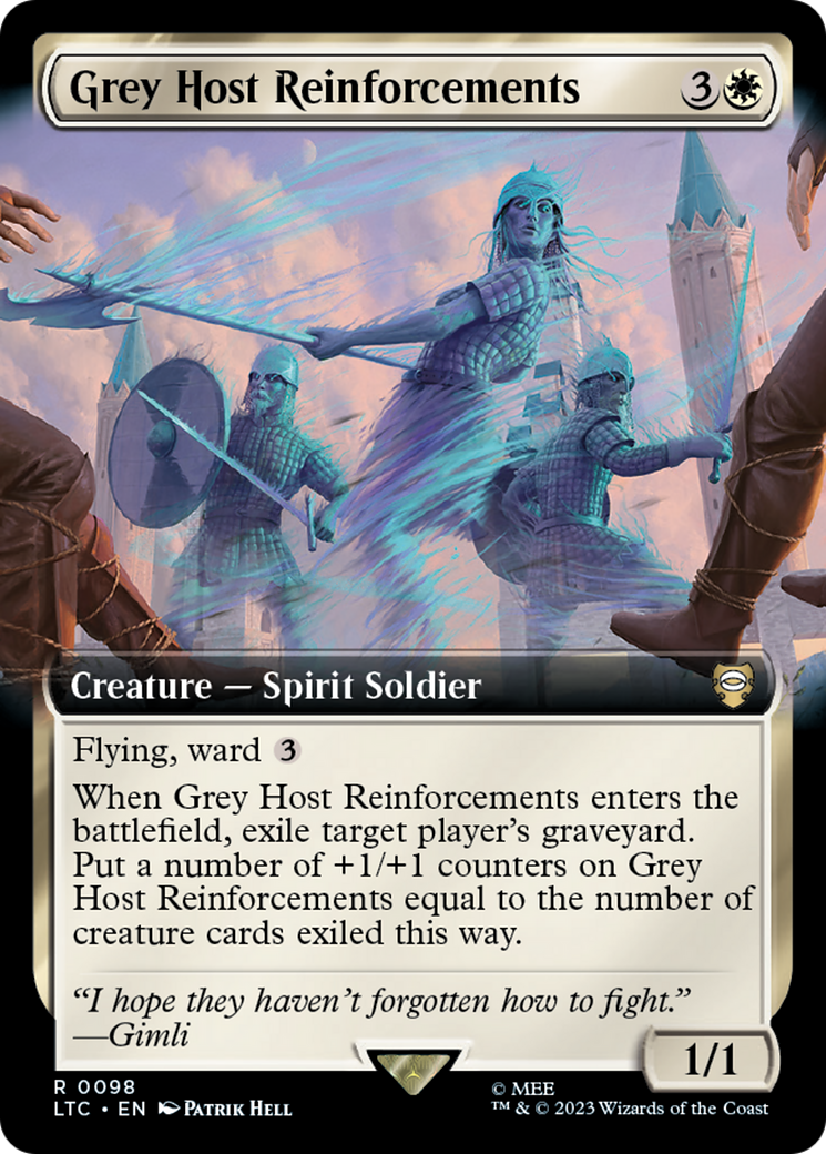 Grey Host Reinforcements (Extended Art) [The Lord of the Rings: Tales of Middle-Earth Commander] | Mega City Incorporated