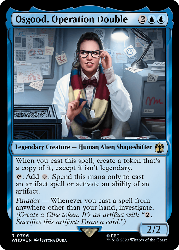 Osgood, Operation Double (Surge Foil) [Doctor Who] | Mega City Incorporated