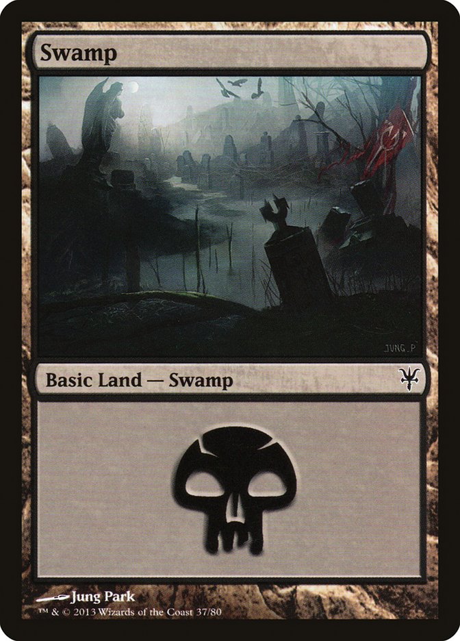 Swamp (37) [Duel Decks: Sorin vs. Tibalt] | Mega City Incorporated