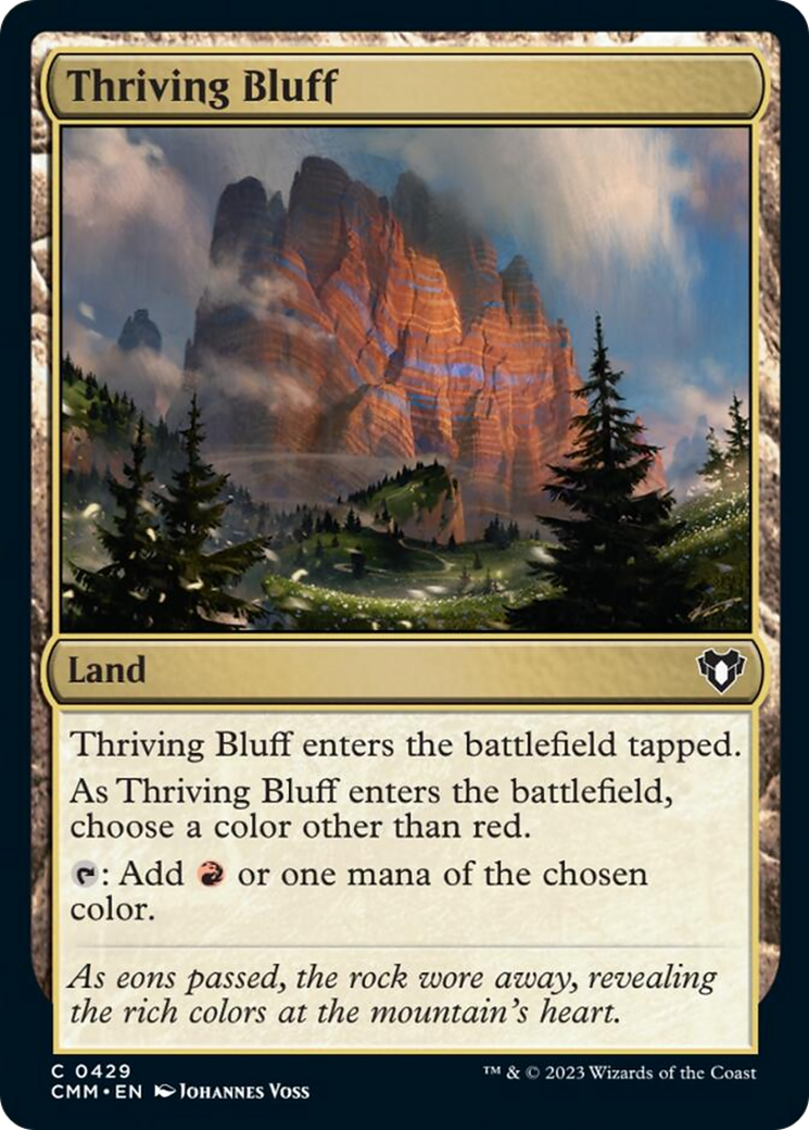 Thriving Bluff [Commander Masters] | Mega City Incorporated