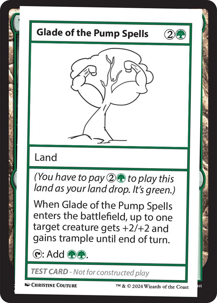 Glade of the Pump Spells [Mystery Booster 2 Playtest Cards] | Mega City Incorporated