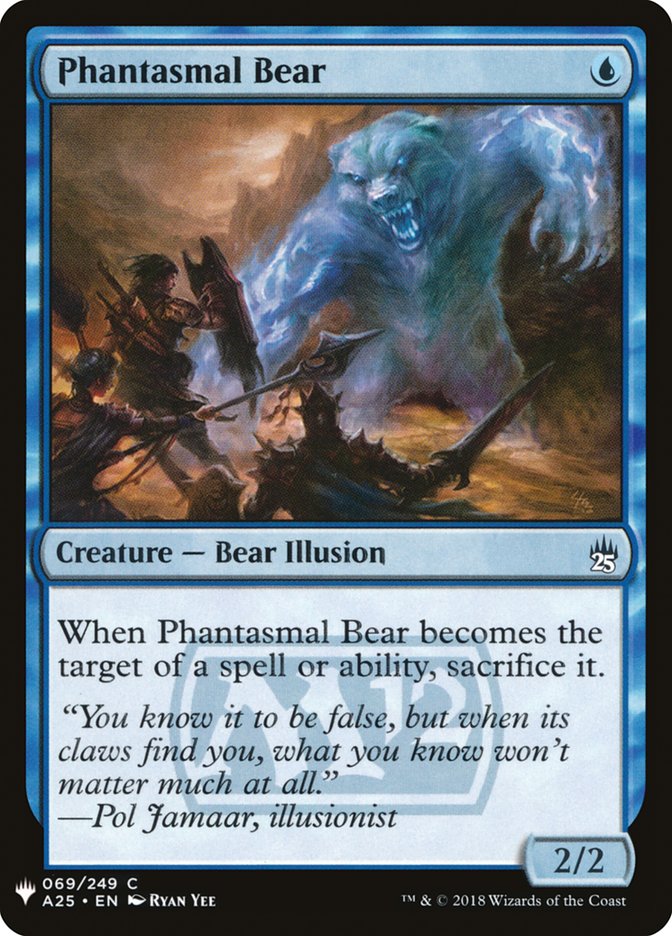 Phantasmal Bear [Mystery Booster] | Mega City Incorporated