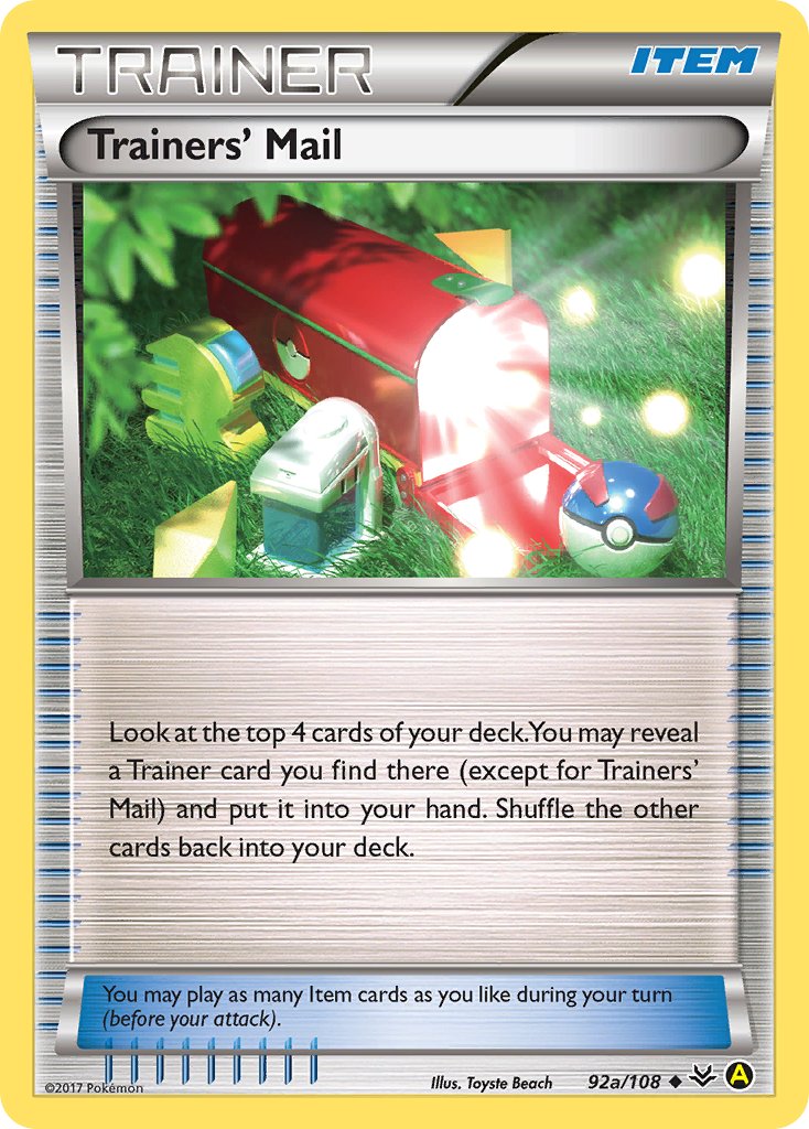 Trainers' Mail (92a/108) [Alternate Art Promos] | Mega City Incorporated