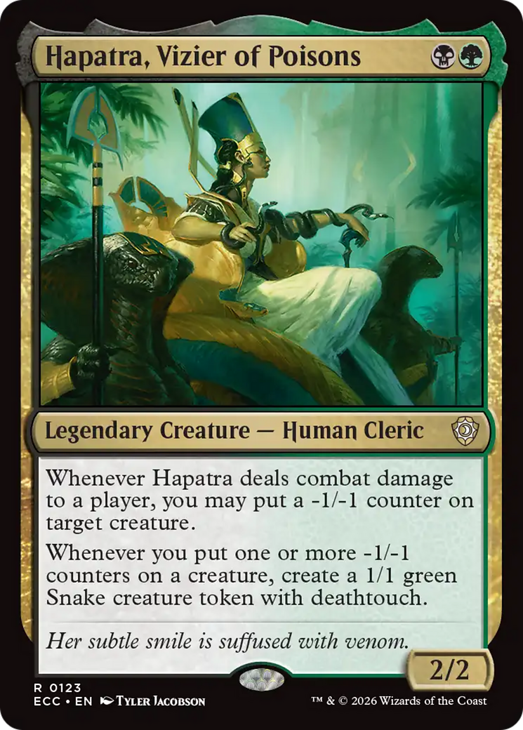 Hapatra, Vizier of Poisons [Lorwyn Eclipsed Commander] | Mega City Incorporated