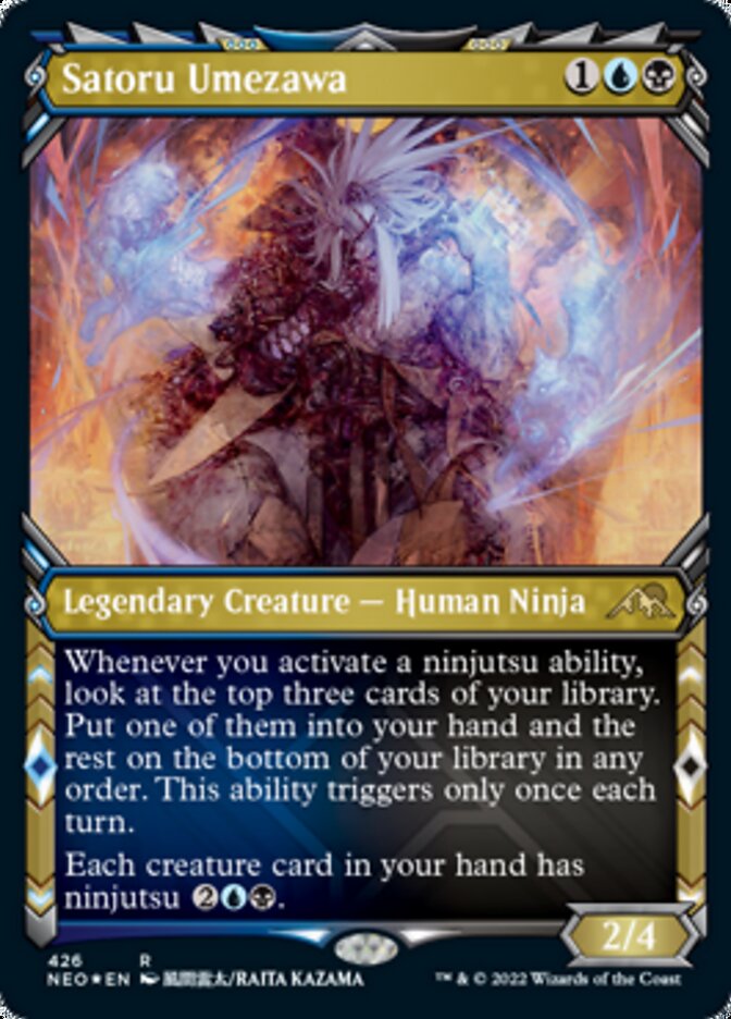 Satoru Umezawa (Showcase) (Foil Etched) [Kamigawa: Neon Dynasty] | Mega City Incorporated
