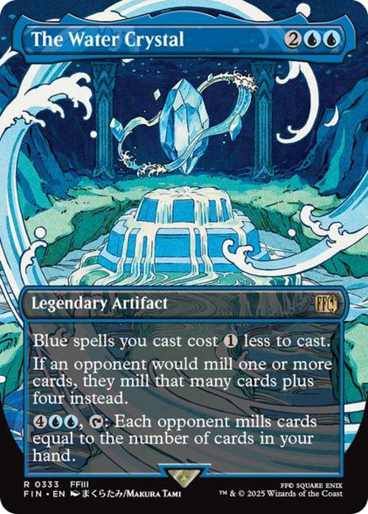 The Water Crystal (Borderless) [FINAL FANTASY] | Mega City Incorporated
