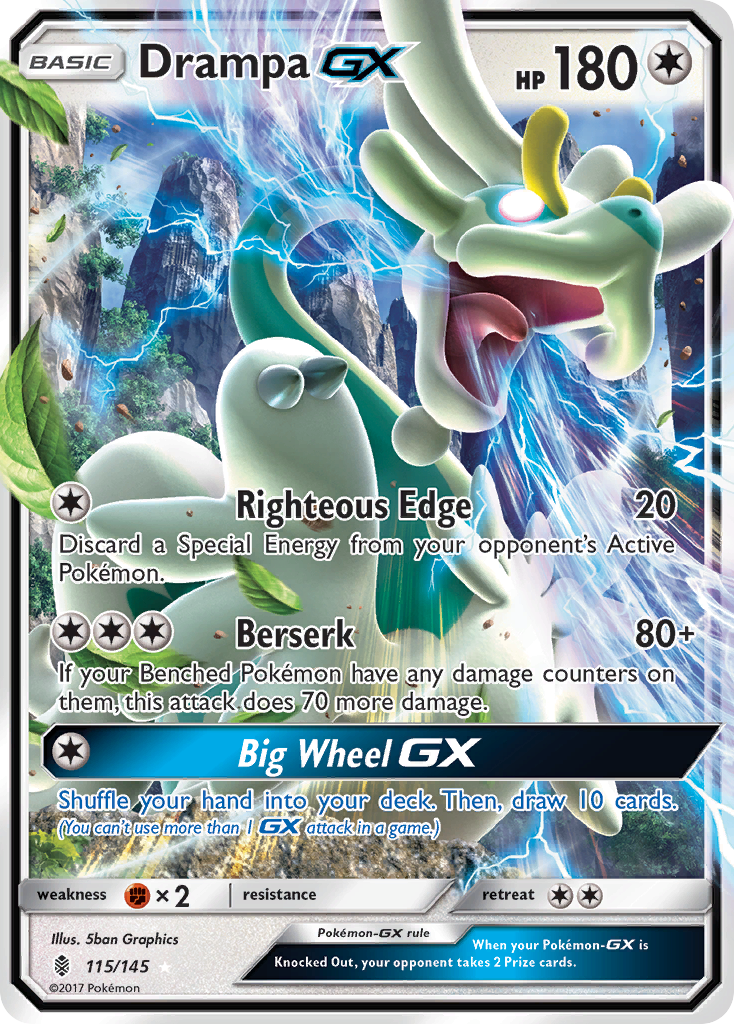 Drampa GX (115/145) [Sun & Moon: Guardians Rising] | Mega City Incorporated