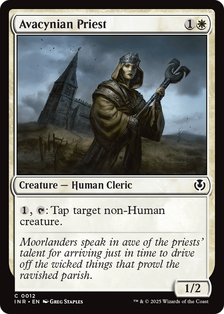 Avacynian Priest [Innistrad Remastered] | Mega City Incorporated