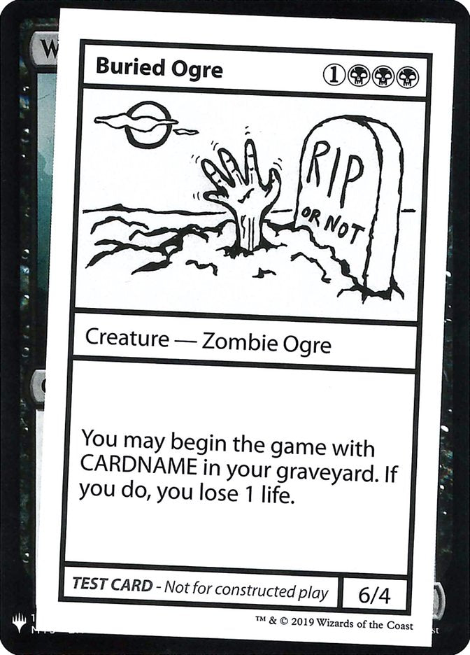 Buried Ogre [Mystery Booster Playtest Cards] | Mega City Incorporated