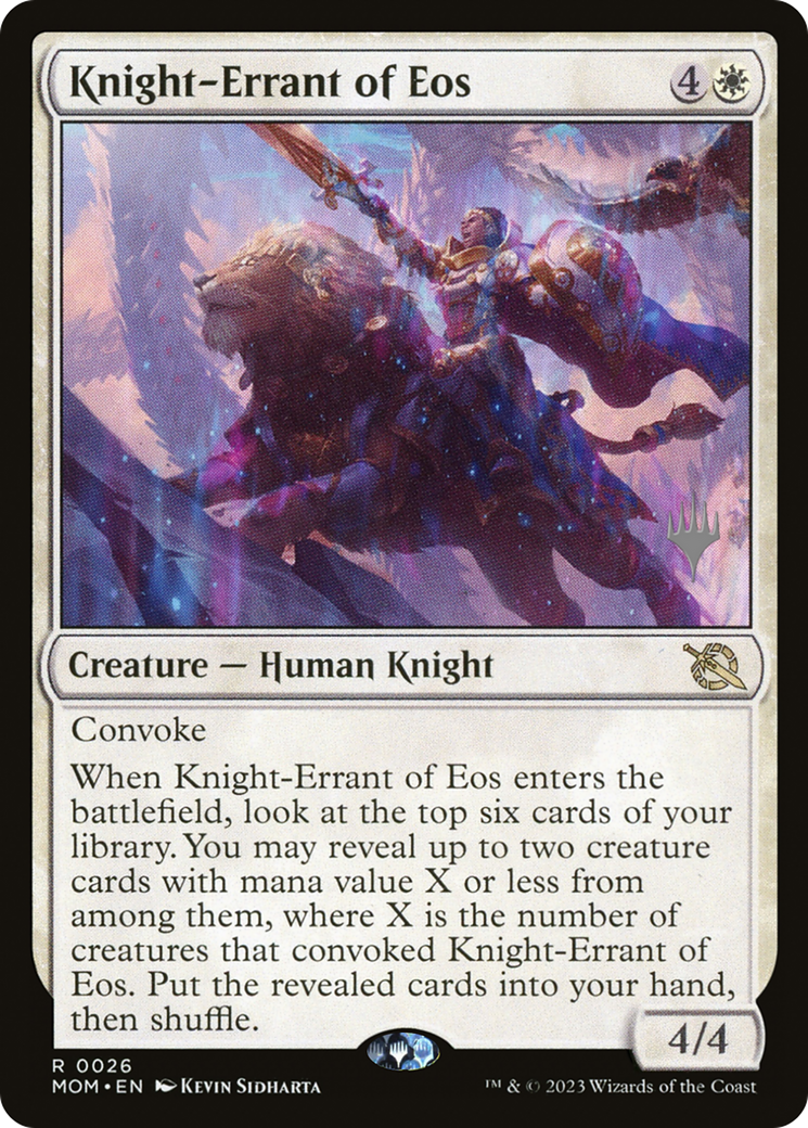 Knight-Errant of Eos (Promo Pack) [March of the Machine Promos] | Mega City Incorporated