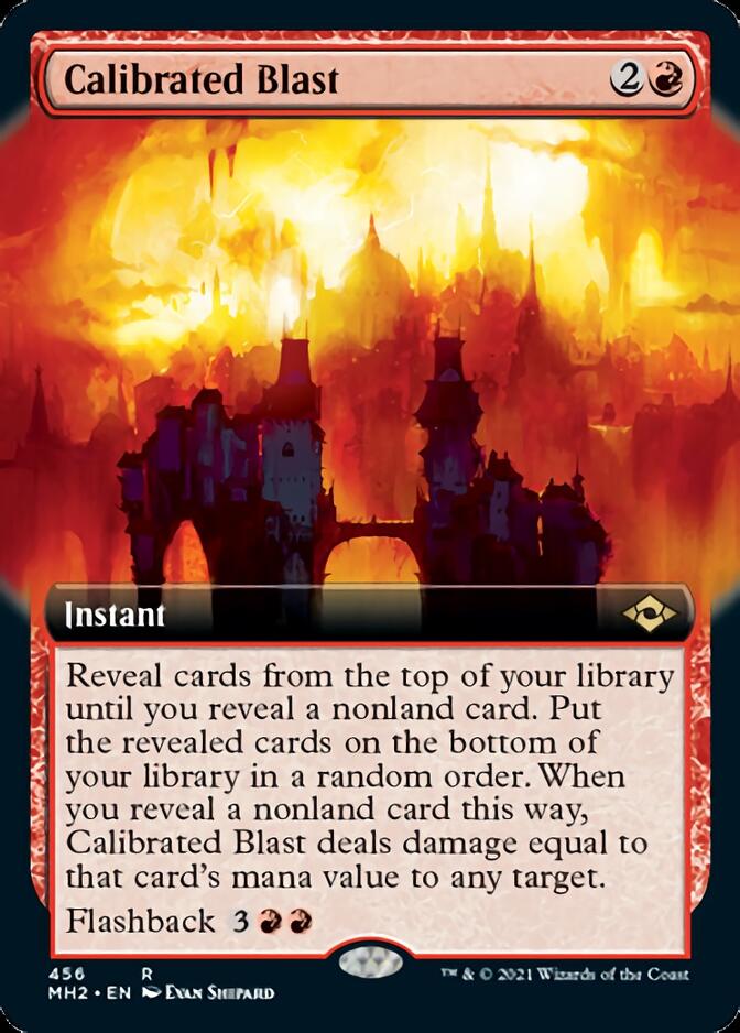 Calibrated Blast (Extended Art) [Modern Horizons 2] | Mega City Incorporated