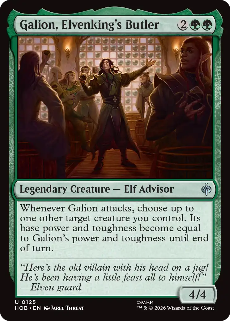 Galion, Elvenking's Butler [The Hobbit] | Mega City Incorporated