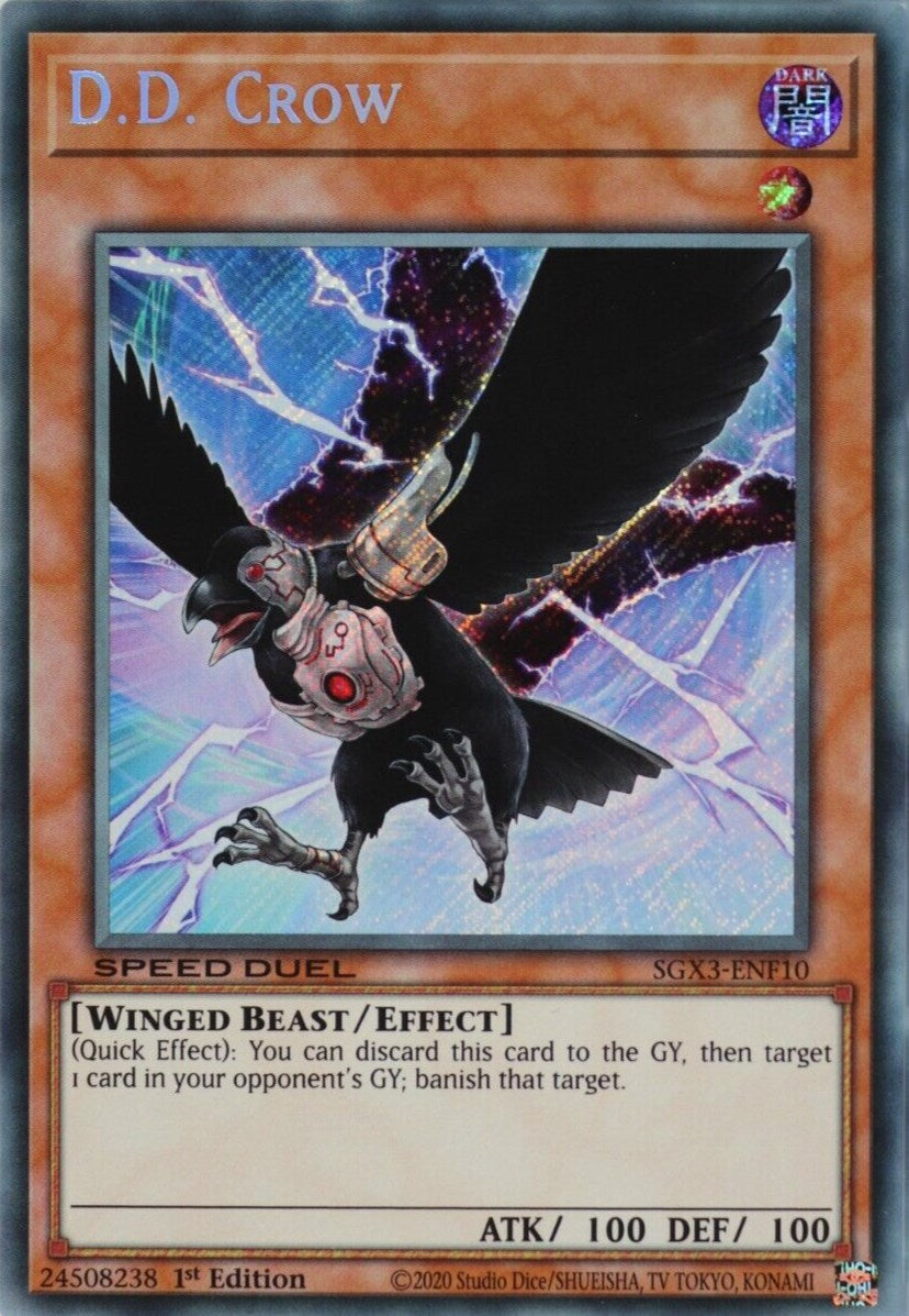 D.D. Crow [SGX3-ENF10] Secret Rare | Mega City Incorporated