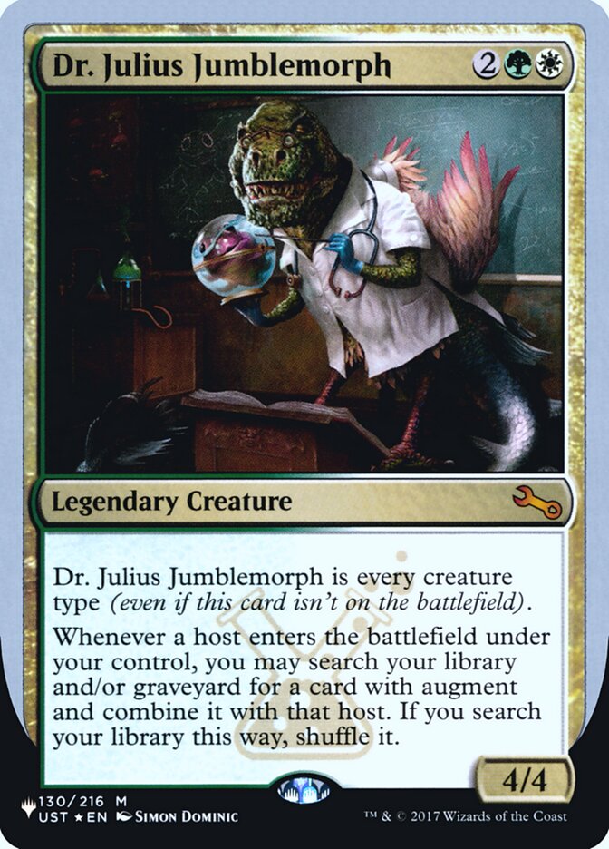 Dr. Julius Jumblemorph (Unfinity Foil Edition) [The List] | Mega City Incorporated