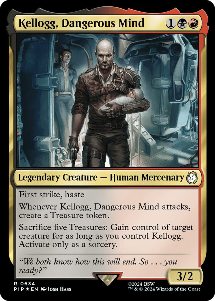 Kellogg, Dangerous Mind (Surge Foil) [Fallout] | Mega City Incorporated