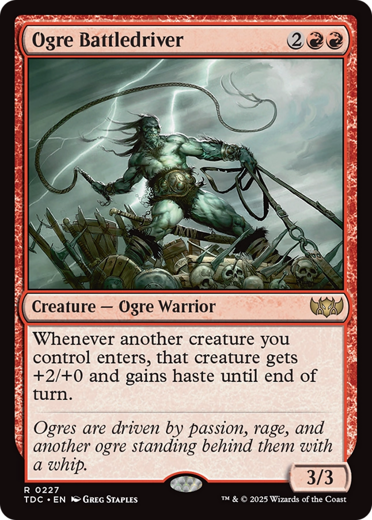 Ogre Battledriver [Tarkir: Dragonstorm Commander] | Mega City Incorporated