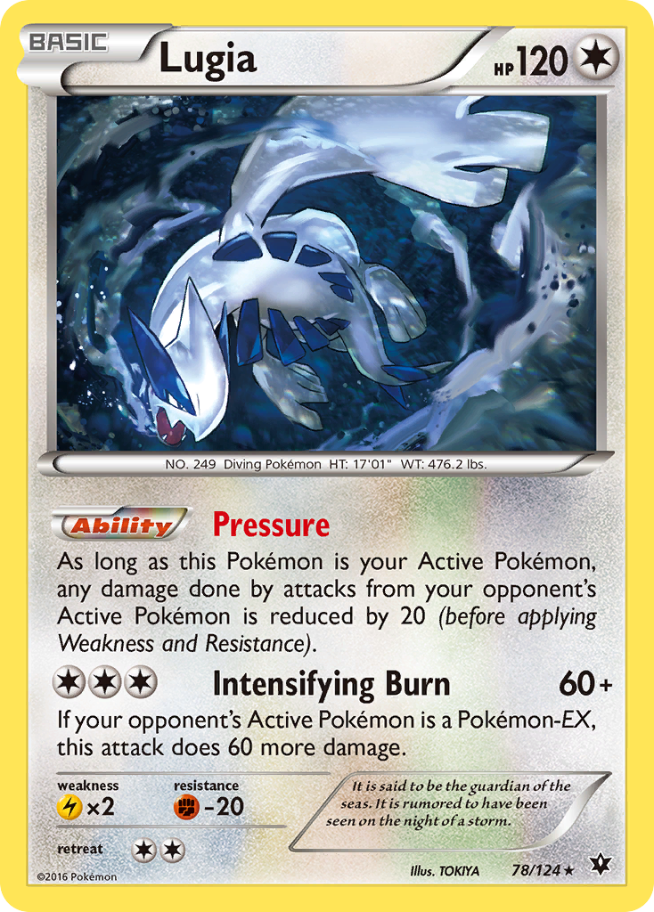 Lugia (78/124) [XY: Fates Collide] | Mega City Incorporated