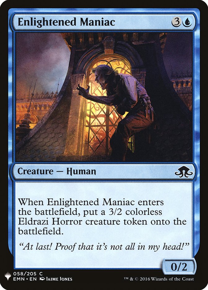 Enlightened Maniac [Mystery Booster] | Mega City Incorporated