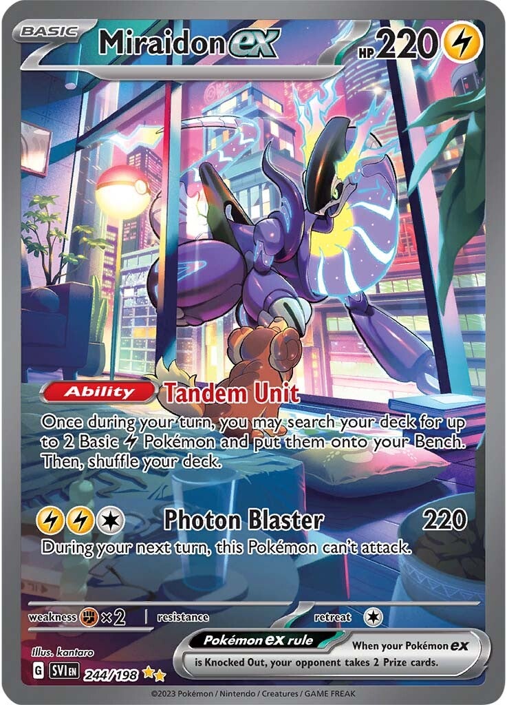 Miraidon ex (244/198) [Scarlet & Violet: Base Set] | Mega City Incorporated