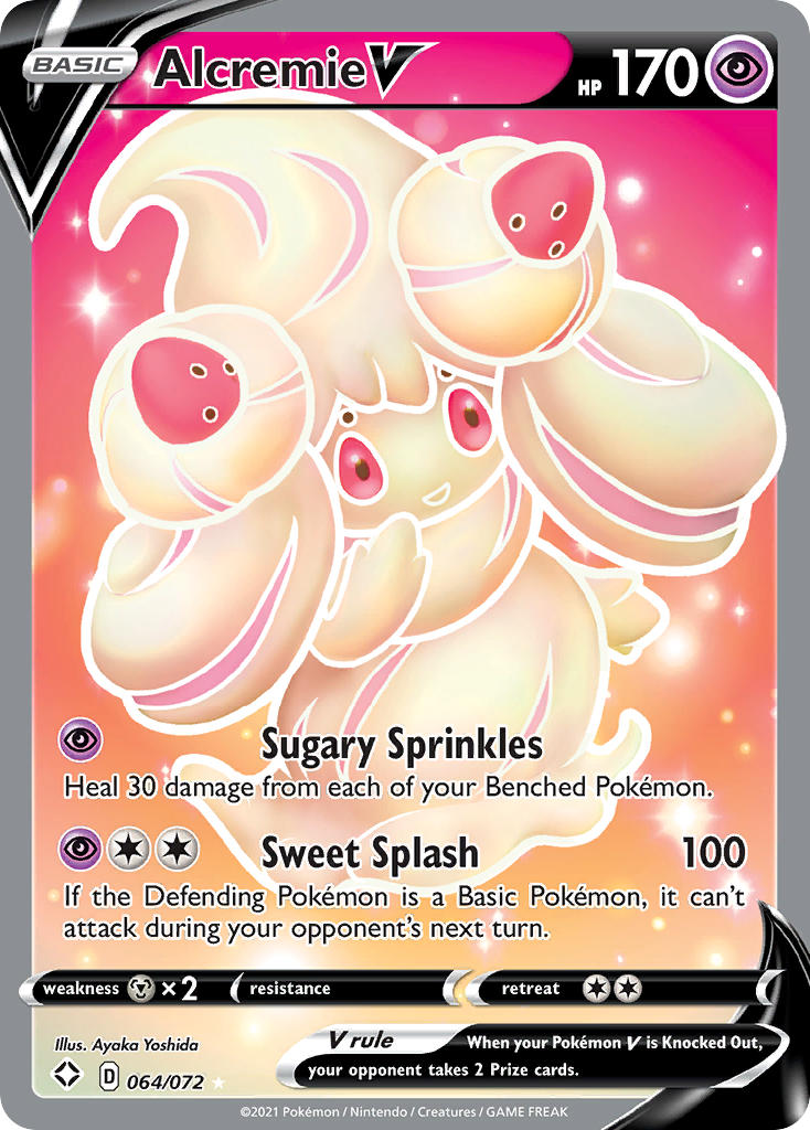 Alcremie V (064/072) [Sword & Shield: Shining Fates] | Mega City Incorporated