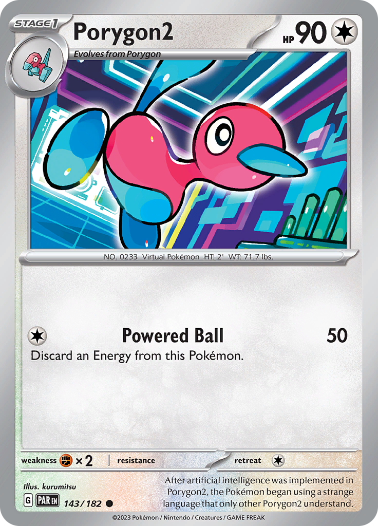 Porygon2 (143/182) [Scarlet & Violet: Paradox Rift] | Mega City Incorporated