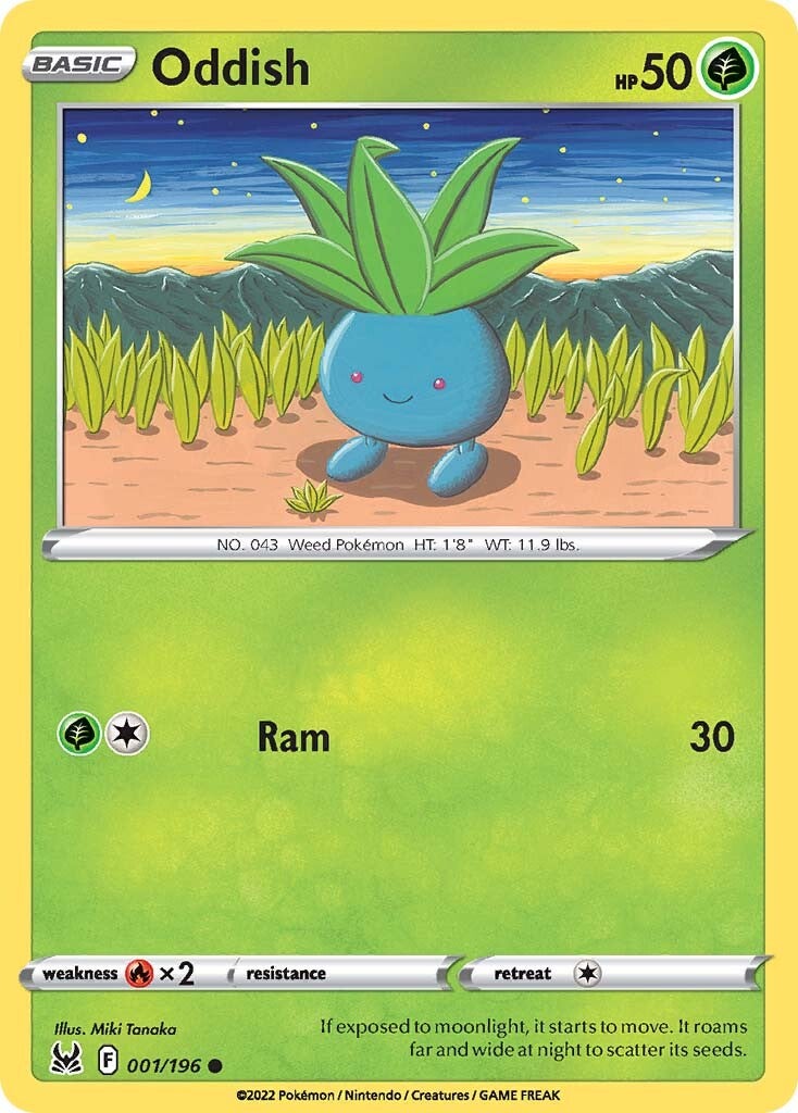 Oddish (001/196) [Sword & Shield: Lost Origin] | Mega City Incorporated