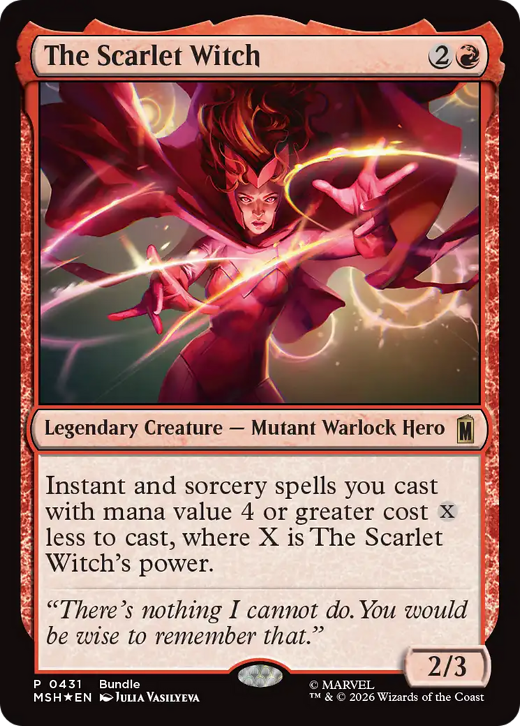 The Scarlet Witch (Bundle) [Marvel Super Heroes Promos] | Mega City Incorporated