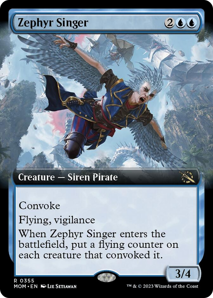 Zephyr Singer (Extended Art) [March of the Machine] | Mega City Incorporated