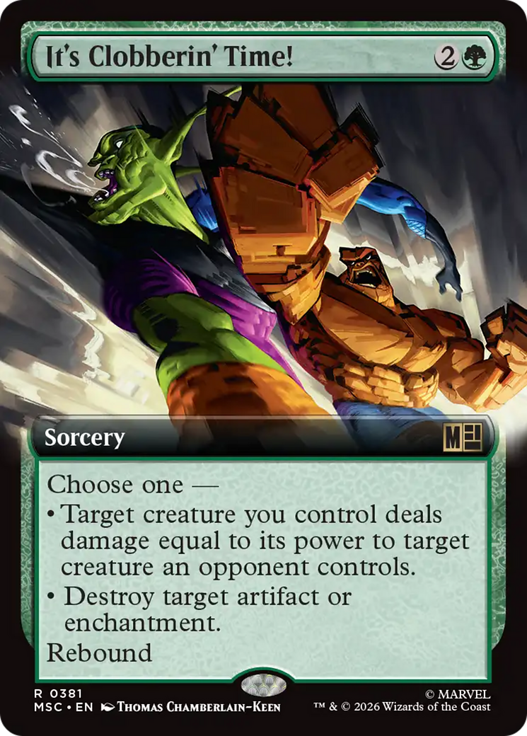 It's Clobberin' Time! (Extended Art) [Marvel Super Heroes Commander] | Mega City Incorporated