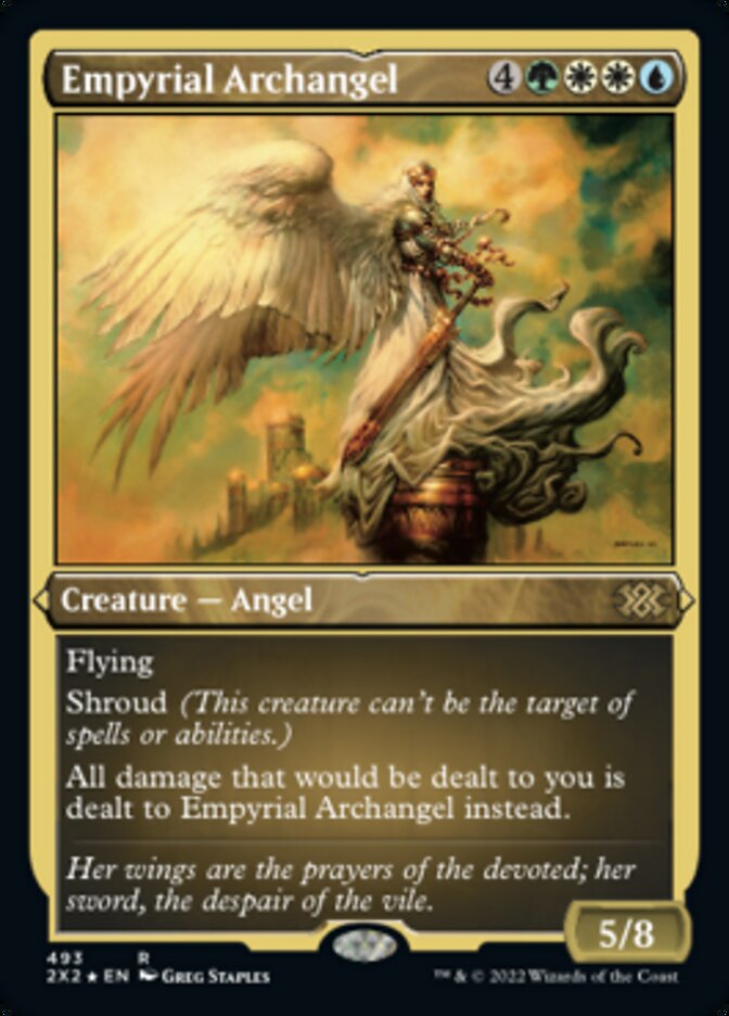 Empyrial Archangel (Foil Etched) [Double Masters 2022] | Mega City Incorporated