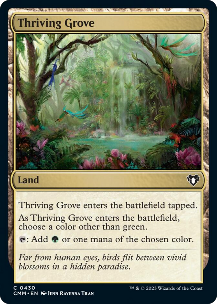 Thriving Grove [Commander Masters] | Mega City Incorporated