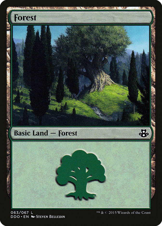 Forest (63) [Duel Decks: Elspeth vs. Kiora] | Mega City Incorporated