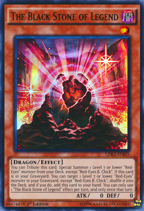 The Black Stone of Legend [LDK2-ENJ05] Ultra Rare | Mega City Incorporated