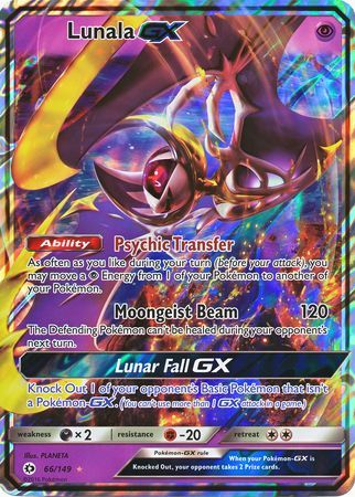 Lunala GX (66/149) (Jumbo Card) [Sun & Moon: Base Set] | Mega City Incorporated