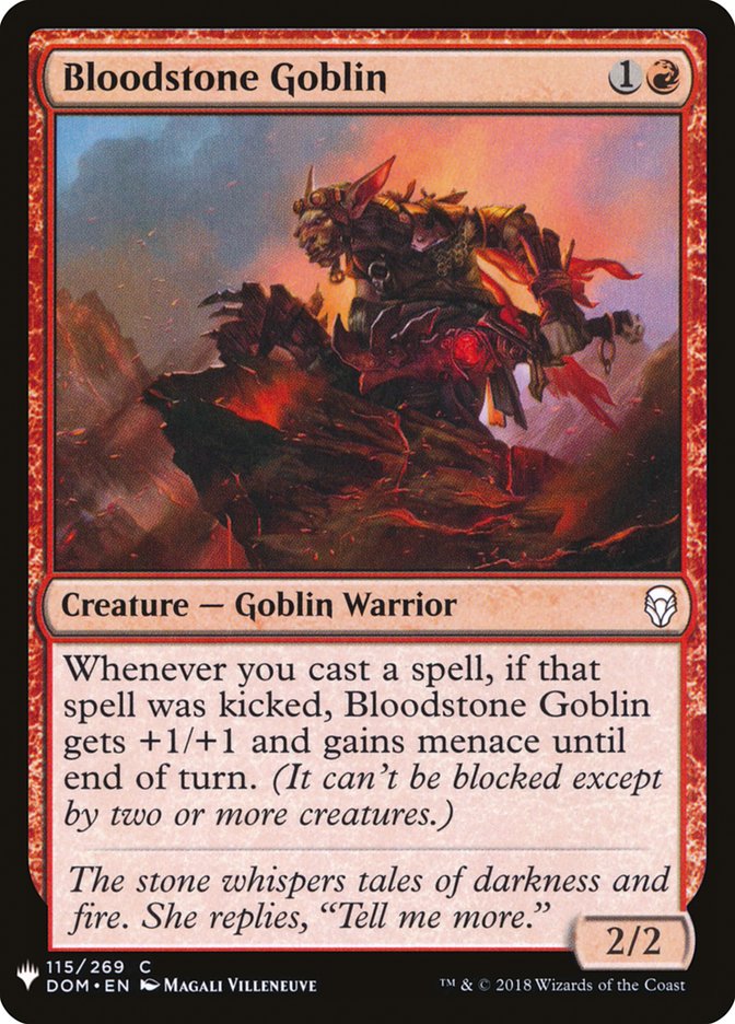 Bloodstone Goblin [Mystery Booster] | Mega City Incorporated