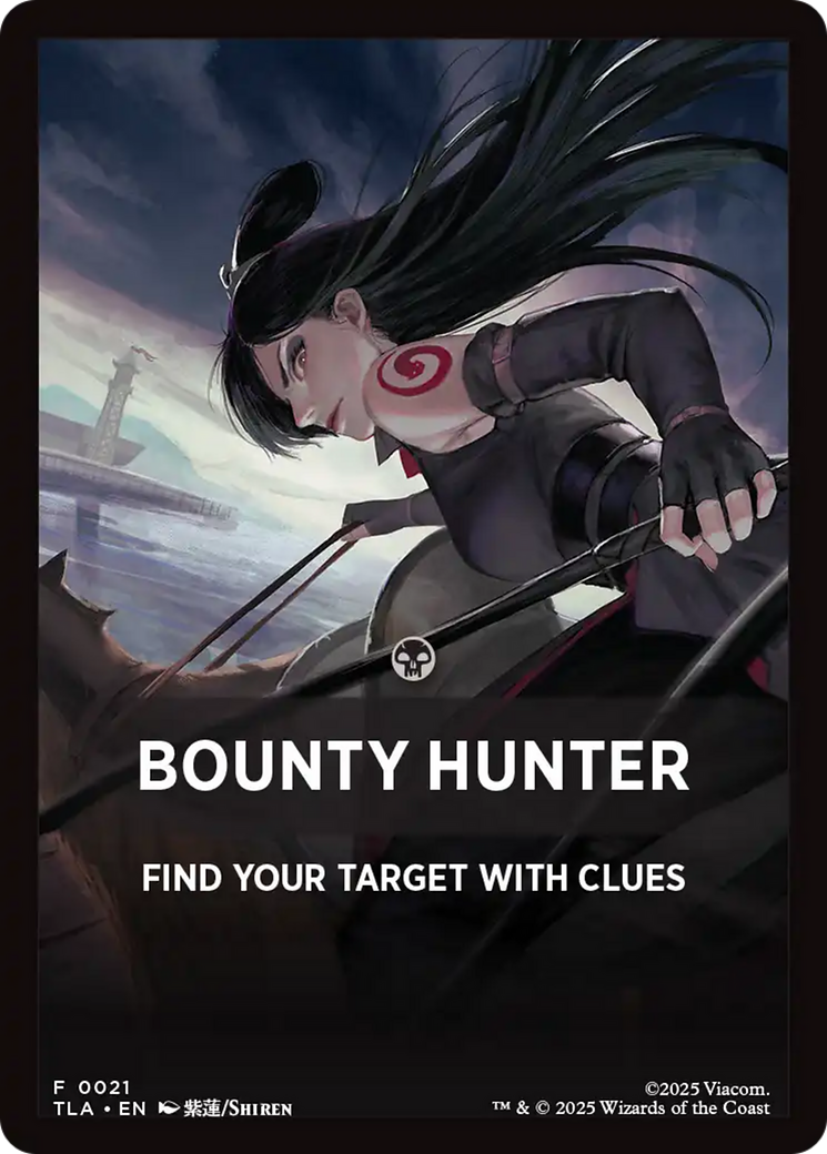 Bounty Hunter Theme Card [Avatar: The Last Airbender Tokens] | Mega City Incorporated