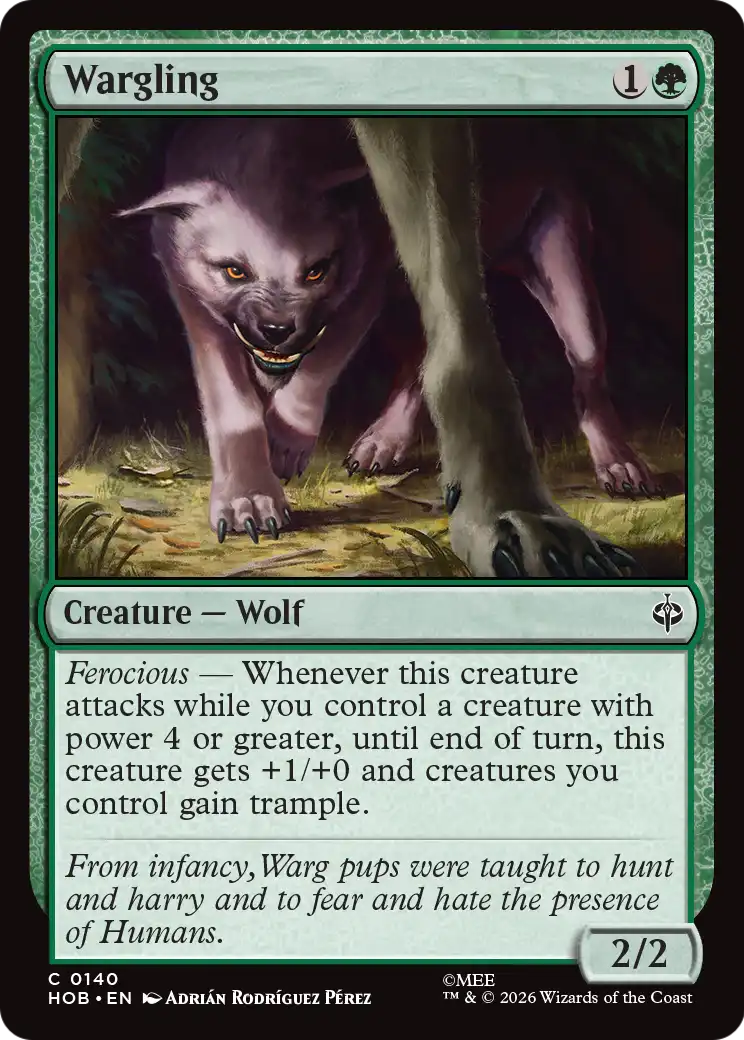 Wargling [The Hobbit] | Mega City Incorporated