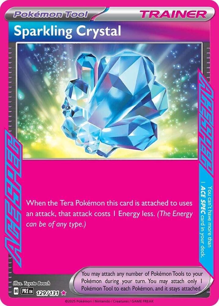 Sparkling Crystal (129/131) [Scarlet & Violet: Prismatic Evolutions] | Mega City Incorporated